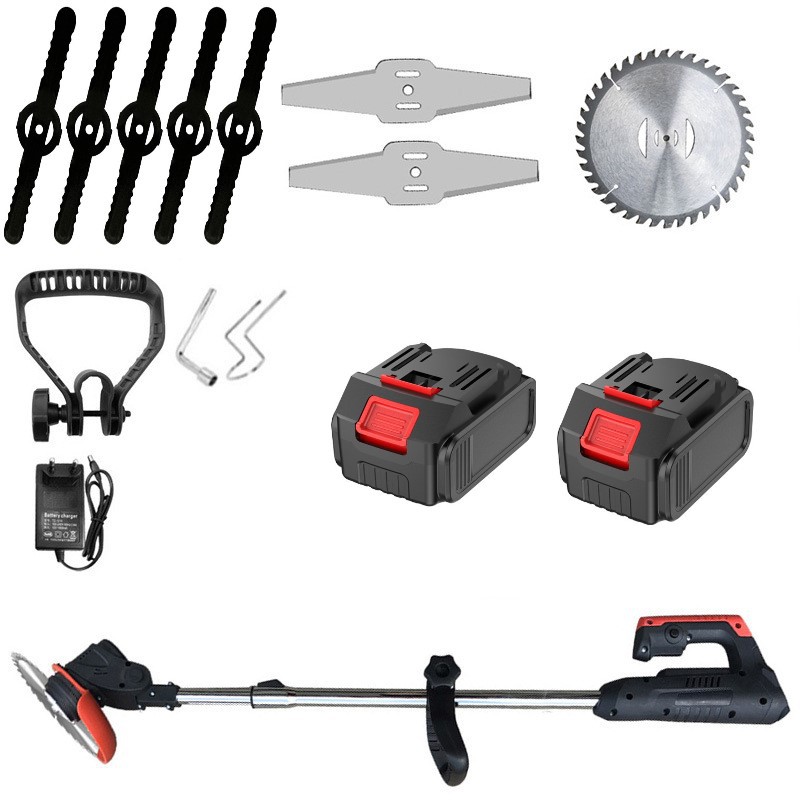 Lithium cortacésped eléctrico pequeño hogar recargable multifunción cortacésped de jardín