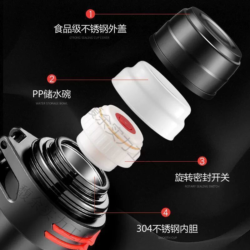 不锈钢保温壶旅游壶保温杯子大容量户外运动保冷水壶便携车载|undefined