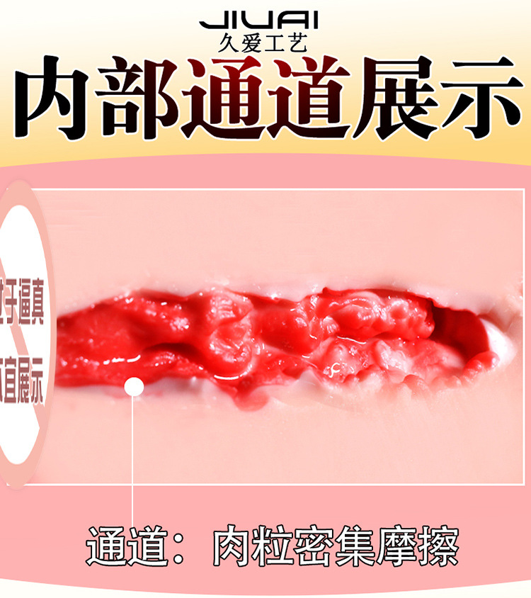 Jiuai Hanguog TPE Hip Masturbator Half-body Model for Men, Manual Non-inflatable Adult Toy — detail image 9