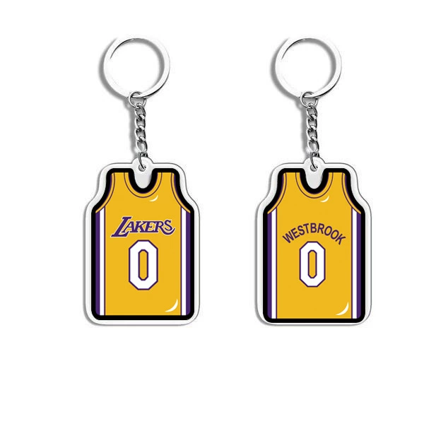 П pendant из акрилового джерси, мини униформа подвеска, 4.6×3.2 см, акрил + металл