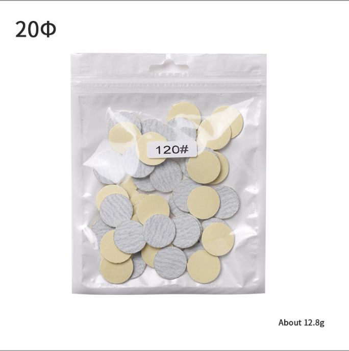 Ventas directas de fábrica 50 piezas pedicura cebra grano pieza de arena traje esmalte de uñas piel muerta callos reemplazable pieza de arena traje