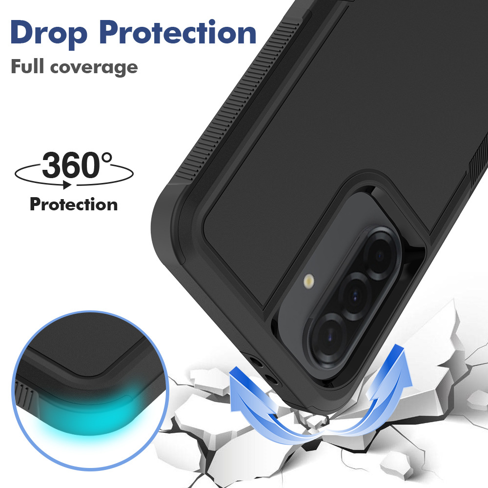Funda Protectora Dos en Uno para Samsung A36 A57 A56 TPU Antigolpes y Anticaída
