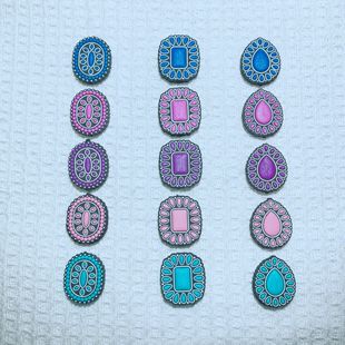 Cross-border hot new products: a variety of multi-color gem series silicone cartoon beads beaded factory wholesale