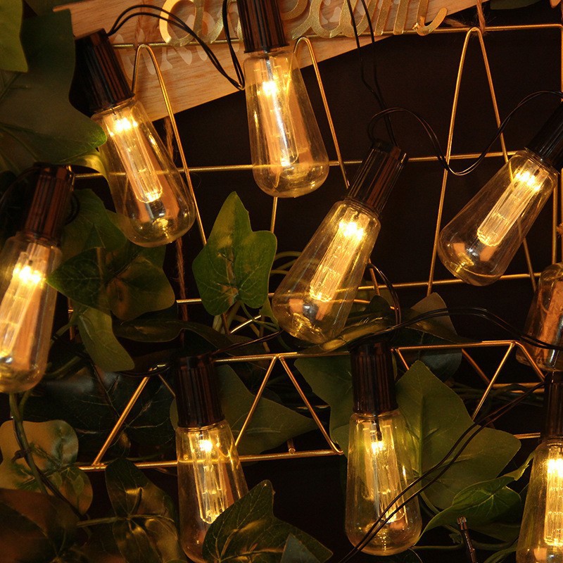 Luci a LED solari e USB - Luci da campeggio impermeabili per esterni, luci decorative per giardino, patio, tenda e tendaggi_voghion.com