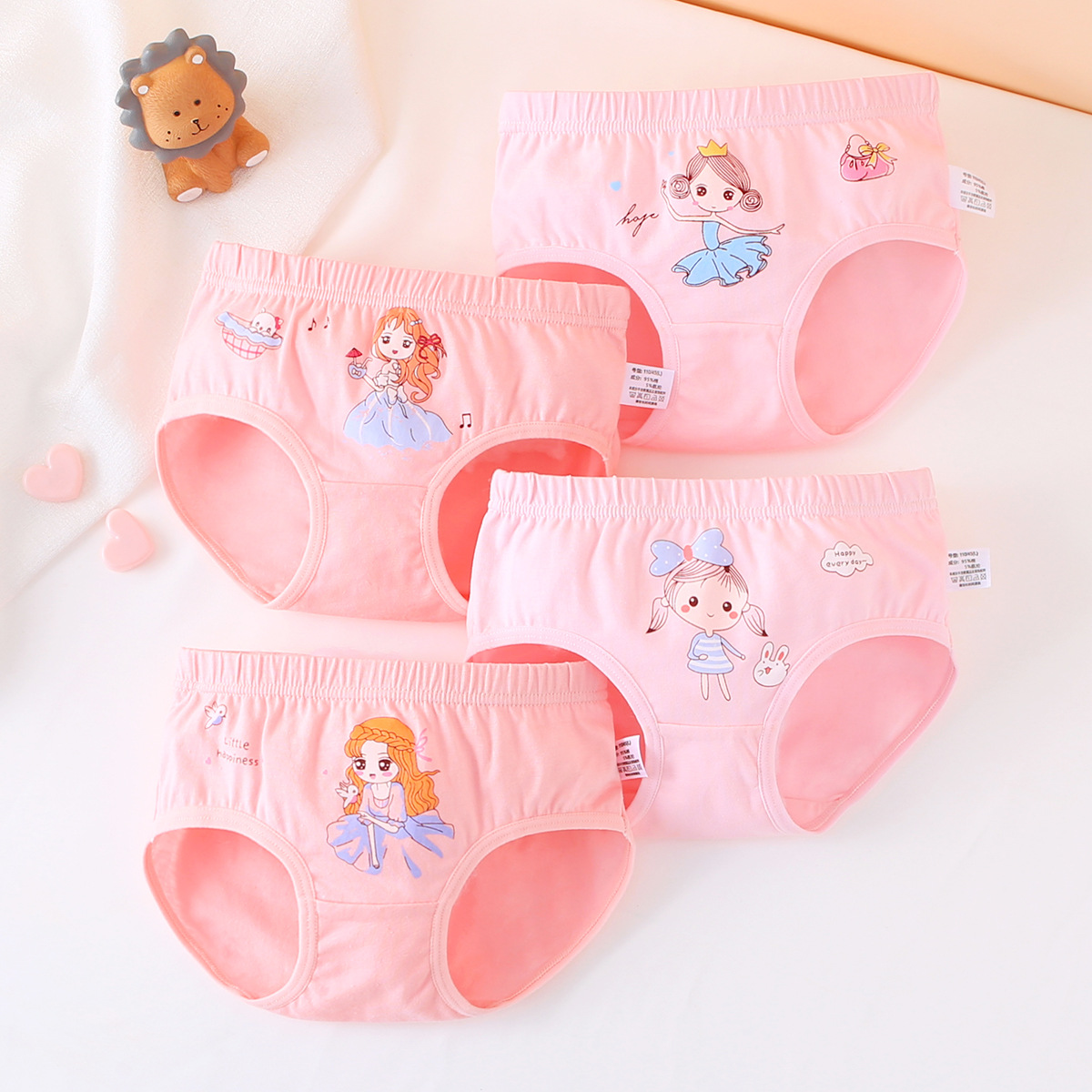 Niña triángulo 7a clase de algodón para niños niñas bebés niñas pantalones cortos para niños mayores pantalones al por mayor