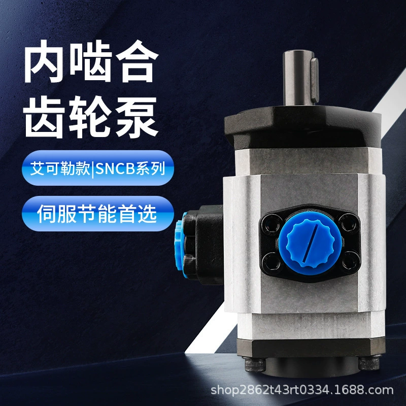 Установка фланца насоса с внутренней зацеплением Alecle для установки высоковольтного количественного электрического привода сервопривода гидравлический масляный насос