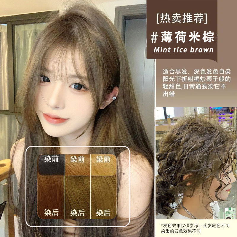 민트 라이스 브라운(거품염색) 6/11