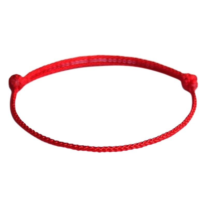 Braided Red String Protective Bracelet, Men's and Women's Anklet, Student Couple Creative Gift, Handmade Bracelet
