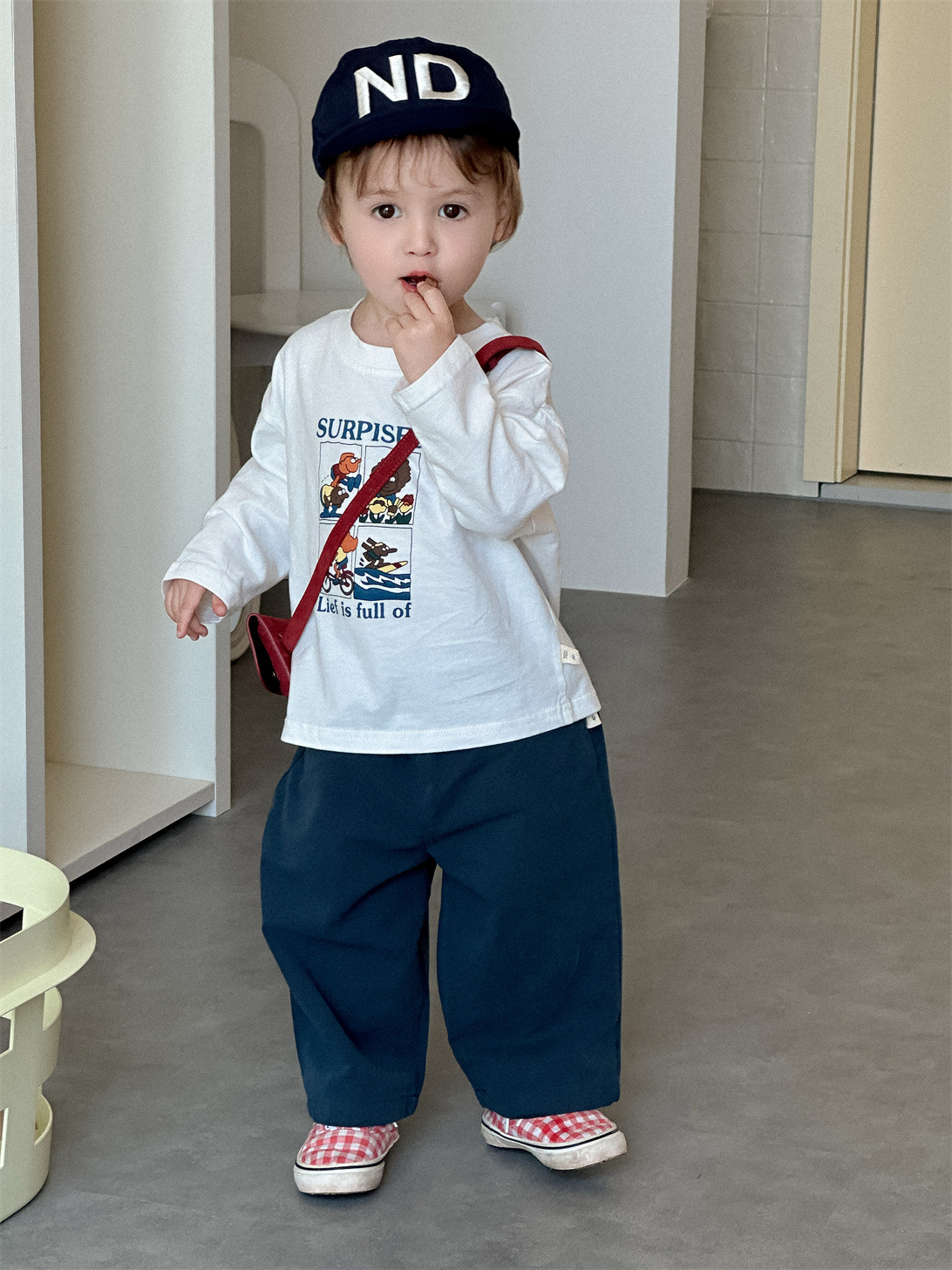 Conjunto de Ropa Infantil con Estampado de Dibujos Animados de Primavera, Estilo Coreano, Ropa de Primavera para Niños, Ropa de Primavera para Bebés 2026, Nueva Ropa de Primavera para Bebés