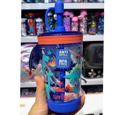 Australian smiggle dinosaurio dibujos animados escuela primaria mochila escolar de gran capacidad mochila mediana de clase grande estuche para lápices retráctil