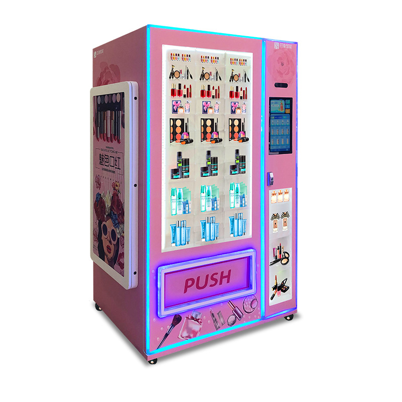 Belleza, pestañas, máquina expendedora de uñas, máquina expendedora de uñas portátiles las 24 horas, soporte para ventas directas de fábrica de tarjetas de crédito que usan monedas extranjeras