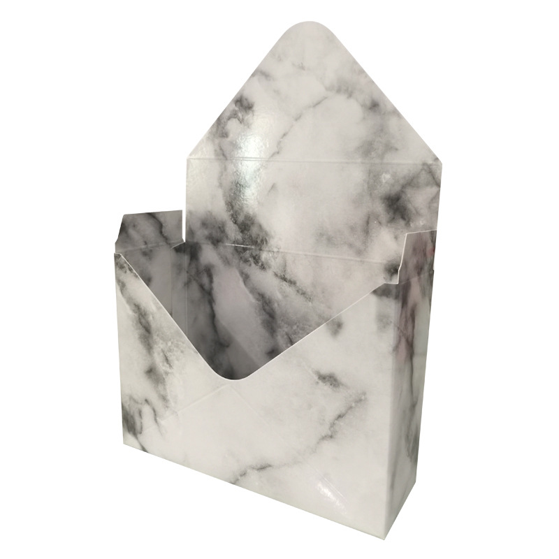 Canasta de flores portátil plegable del día de la madre Caja de embalaje de flores simple Arreglo floral en inglés Caja de regalo Ramo creativo Retro