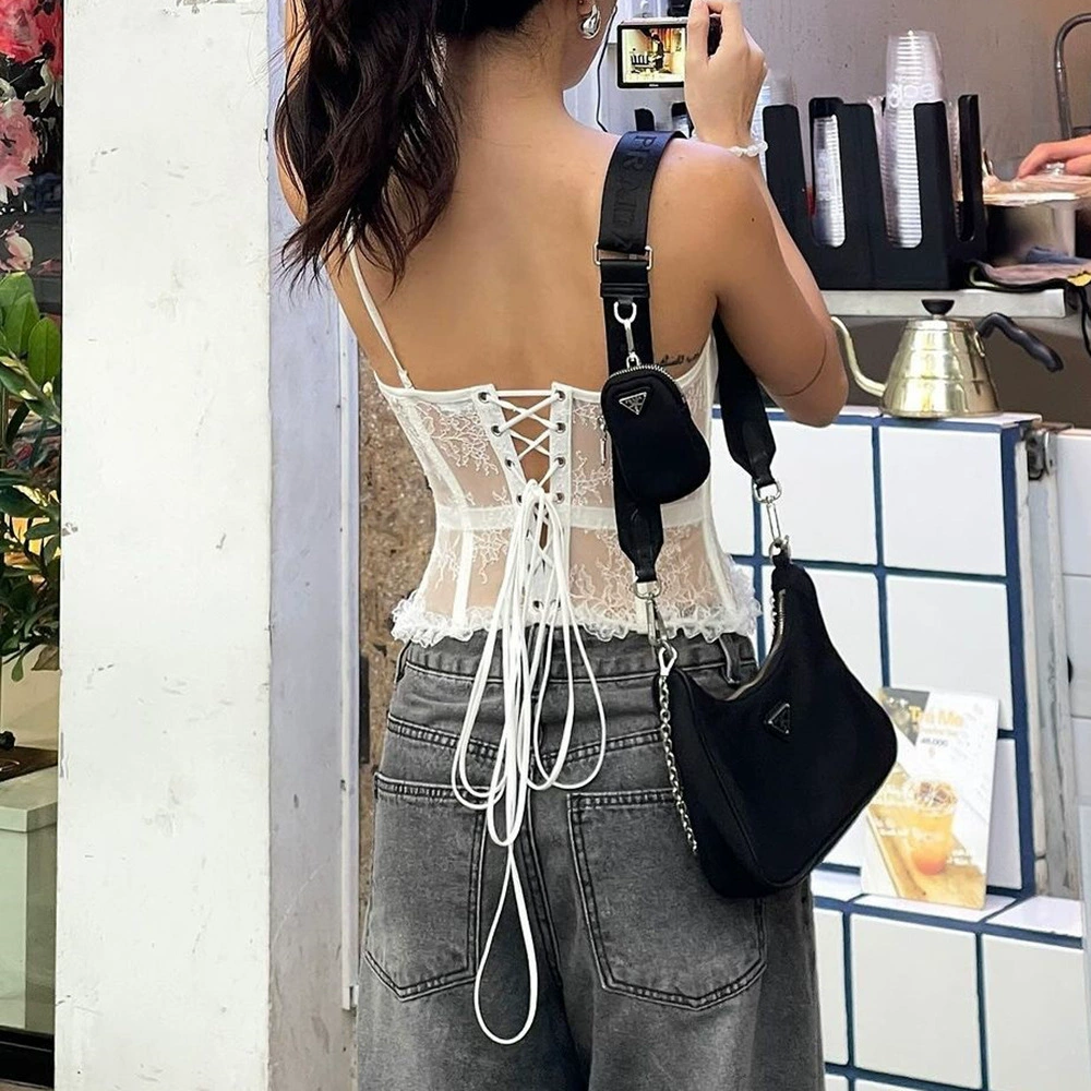 Сексуальные кружевные регулируемые бретели, коррекция bodysuit