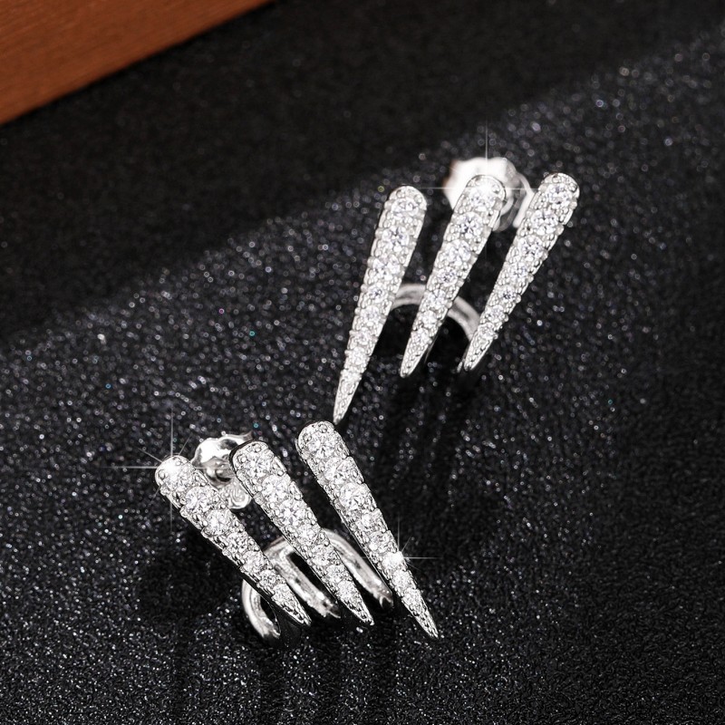 Unique Ear Studs For Women Elegant Minimalist Drop Earrings Autumn_voghion.com