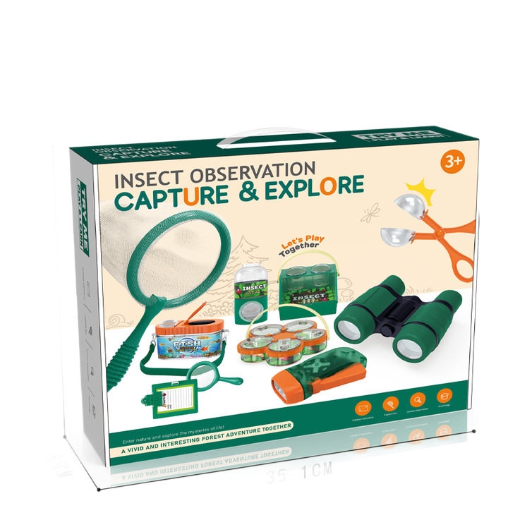 Amazonas niños al aire libre aventura juguetes insectos Temu telescopio chaleco insecto ciencia y educación experimento lupa