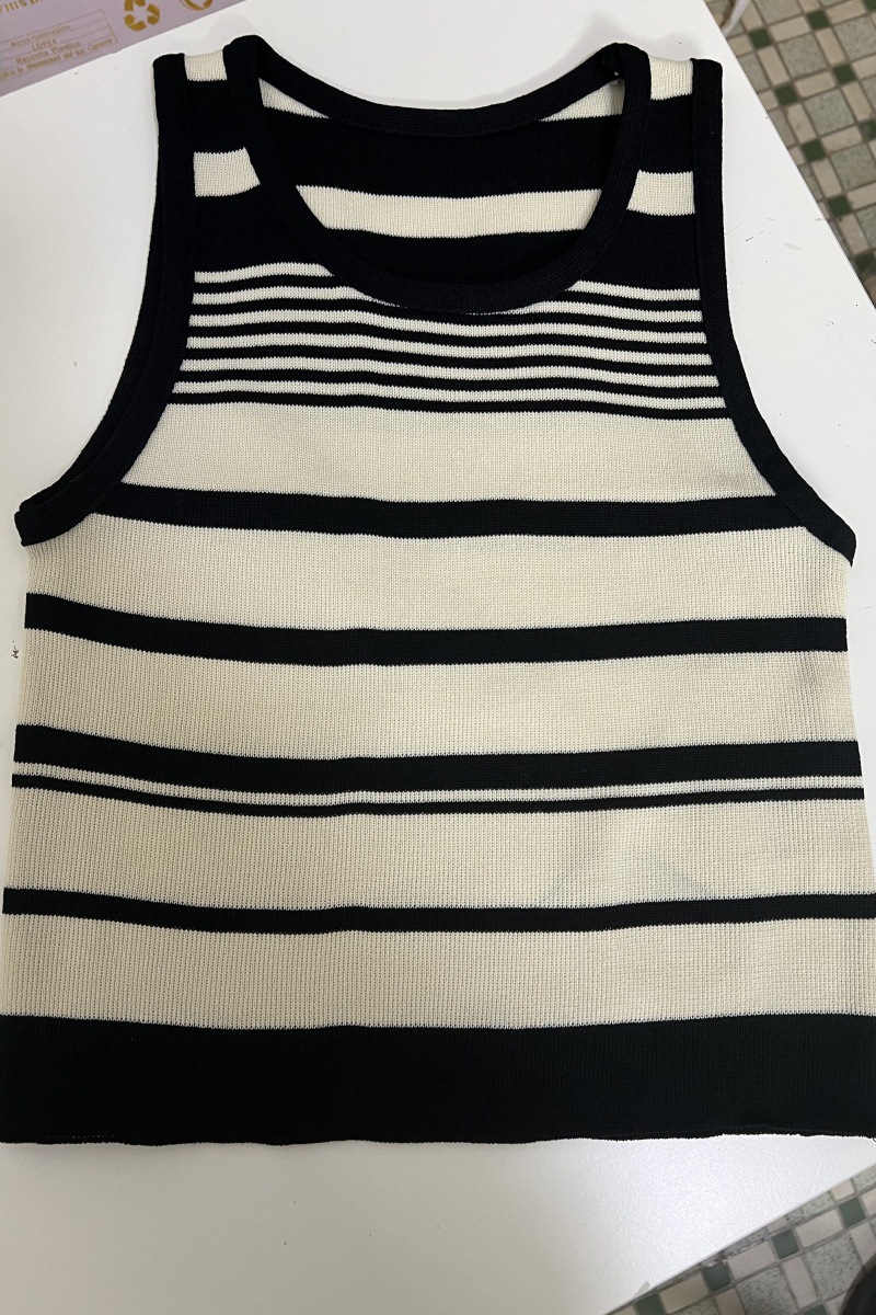 Damen Strick Camisole Weste Mit Breiten Trägern Für Sommer_voghion.com