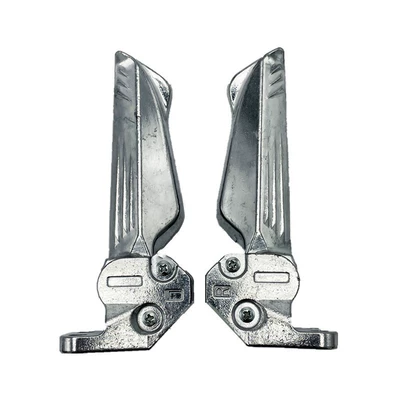 Electric vehicle pedal Folding and Retractable Aluminum Foot Pedal of - wolf-warrior-pedals-left-and-rightpair-silver