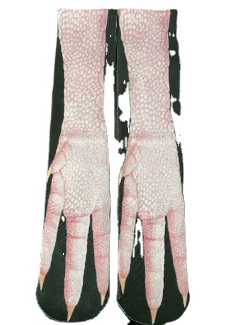 Unisex 3d printed animal foot and hoof socks adult unisex adult printed socks animal socks cat jio socks_voghion.com