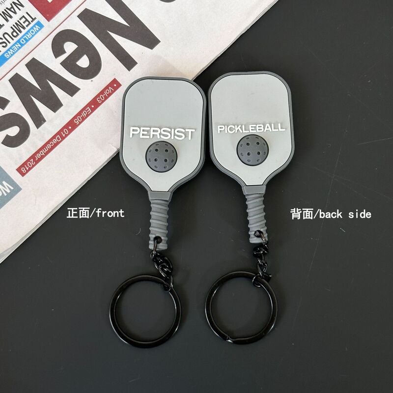 新品跨境体育匹克球拍文创软胶钥匙扣配饰配件包包挂件挂饰纪念品|undefined