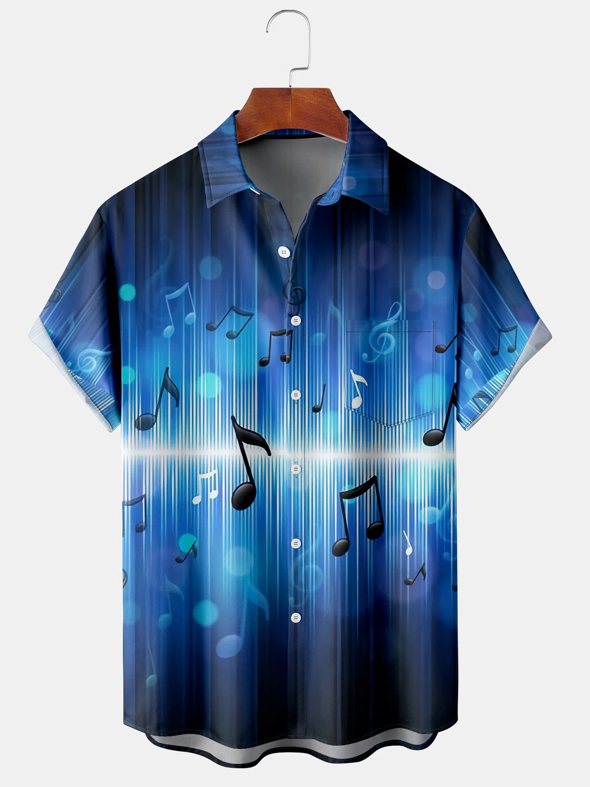 Trend de moda para hombres transfronterizos Camisa de manga corta hawaiana Camisa estampada digital 3D Transfronteriza Amazon
