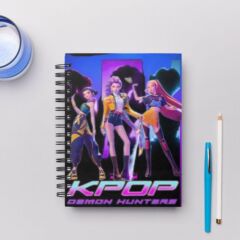 定 制K-pop demon hunter猎魔女团周边学生A5文具线圈本笔记本