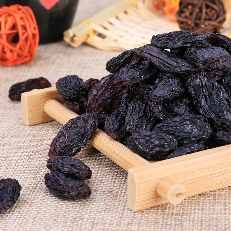 Zhanwang Zhanwang Xinjiang specialty clean seedless Turpan blackcurrant 500*2 raisins Xinjiang dried fruit big