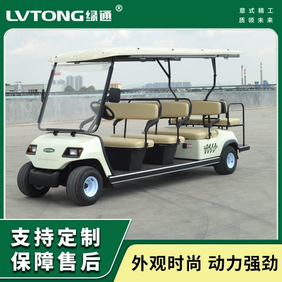 LVTONG Open Electric Sightseeing Car Electric 11-seat Swing Car Tour to the Scenic Spot School Tour (Elektrikli qolf avtomobilləri)
