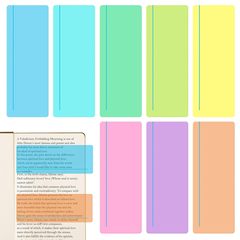 ウォルマートの国境を越えた特別な補助読書用ブックマーク、カラフルな補助読書ガイドストリップ、読書補助ハイライトストリップ