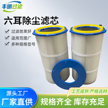 六耳快拆除尘滤筒过滤芯喷涂喷粉喷漆打磨阻燃防静电喷塑六耳滤芯