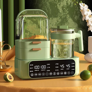 Warm milk warm milk constant temperature kettle baby special milk conditioner household bottle sterilizer two-in-one machine with drying