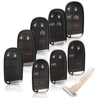 Подходит для нового корпуса дистанционного ключа смарт-карты Dodge Coolway JEEP Grand Cherokee Chrysler