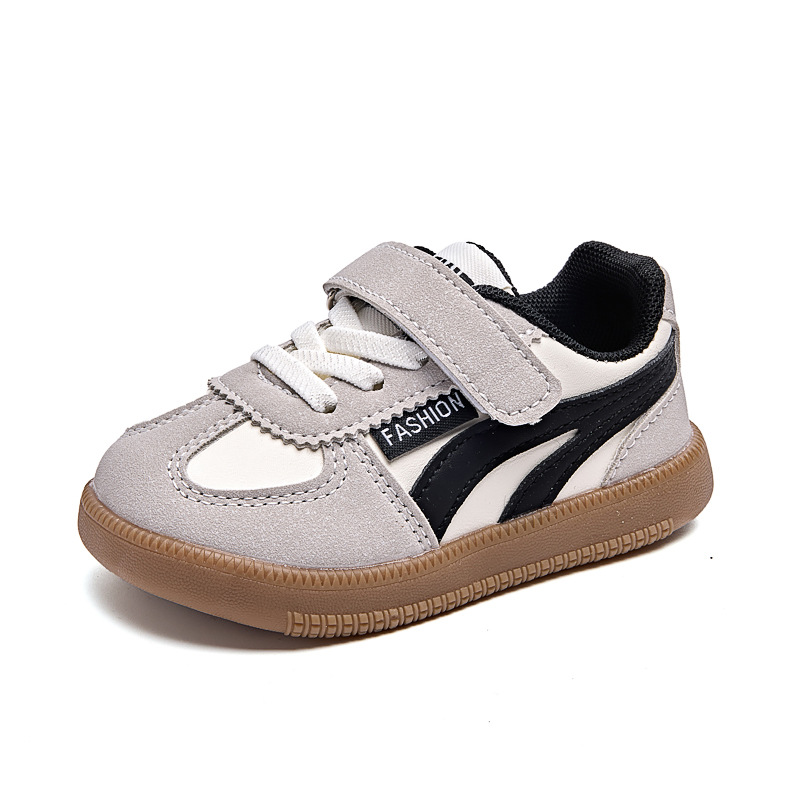25 de otoño nuevos zapatos deportivos para niños zapatos de skate zapatos de suela suave para bebés zapatos casuales de estilo universitario para niños zapatos de entrenamiento moral