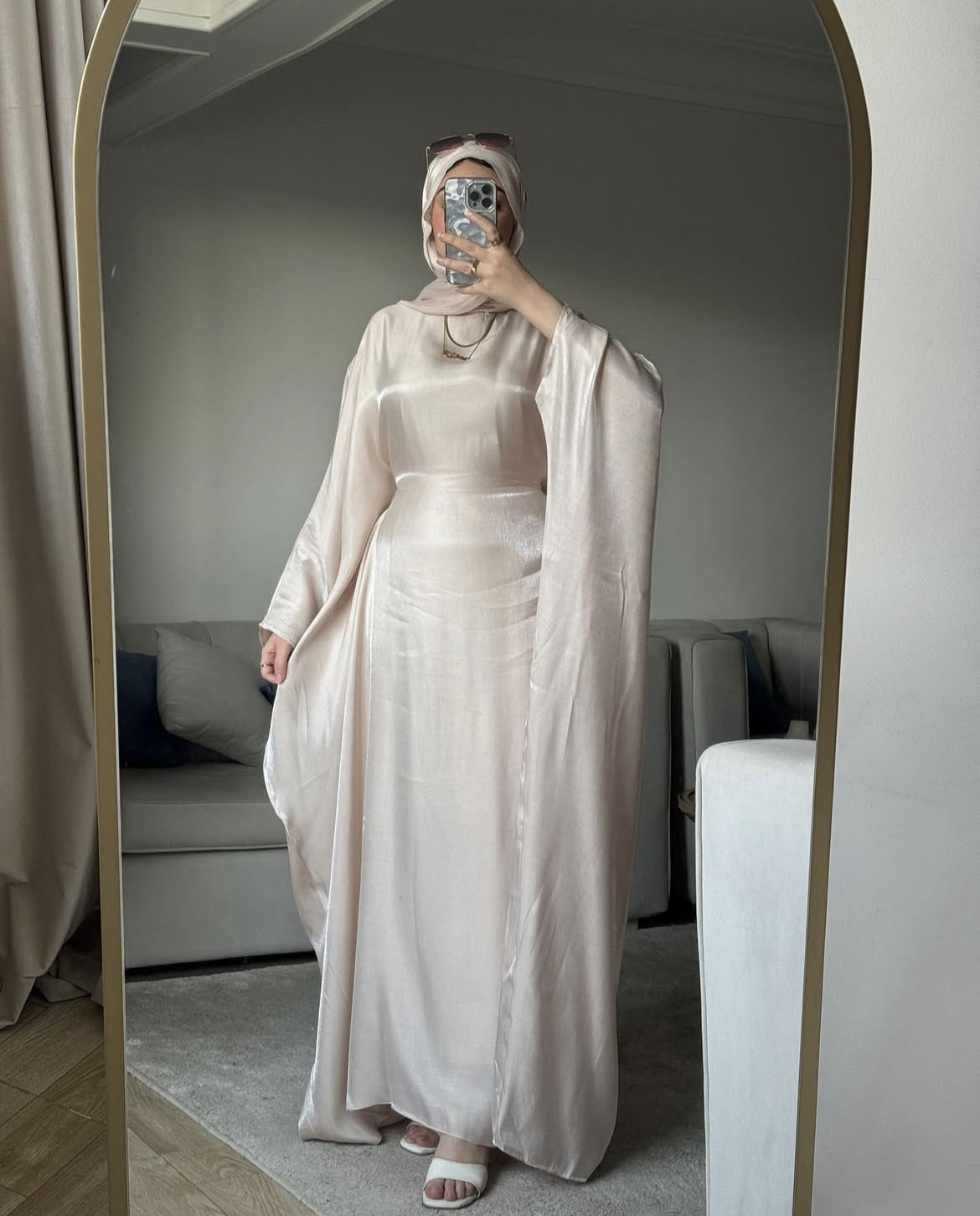MQ197M Middle East Dubai Fashion Modest Lace-Up Waist Dress For Women Southeast Asian Malay Robe Abaya_ecoleips.com