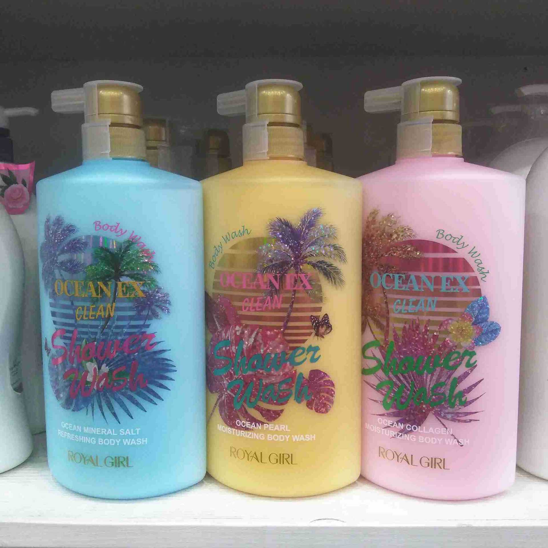 厂家批发皇家女孩海洋系列沐浴露850ml