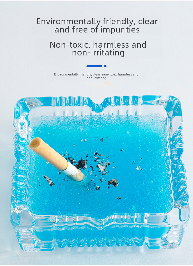 [One-piece delivery] magic water soluble film Smoke-extinguishing sand smoke ash cleaner smoke-removing flavor six-color six-flavor anti-fly ash