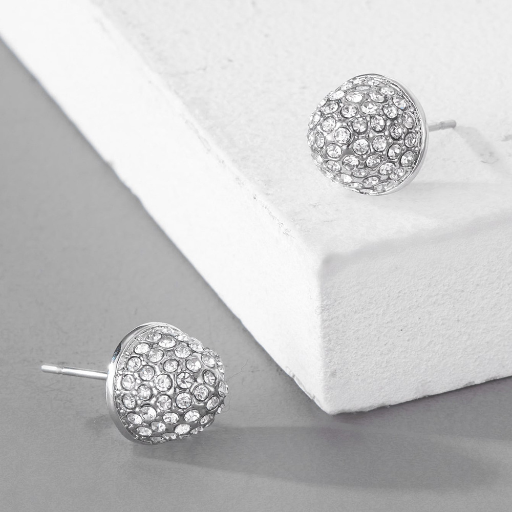 Novos brincos de celebridades da internet, modernos e criativos, com pedras cravejadas de discos geométricos, estilo Instagram_voghion.com