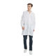 Anti-static gown work dust-free clothing long-sleeved lapel button stripe bookable grid dust-free gown blue and white workshop
