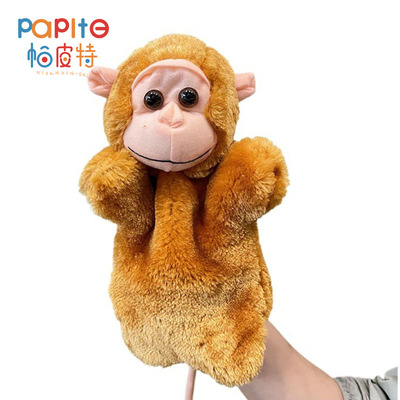 Yiwu Plush toy Puppet animal Monkey Cartoon Even finger doll Cross border Distribution Shipping