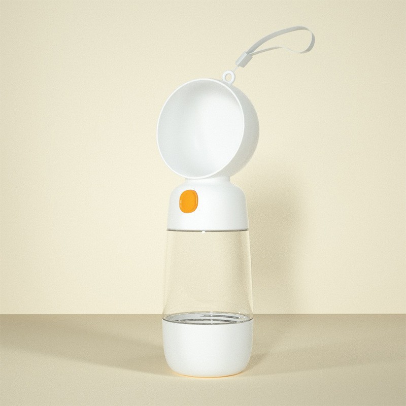 Mascotas que salen con la taza para perros y gatos, cordón portátil, hervidor plegable, bebedero de gran capacidad, tazón para perros, venta al por mayor transfronteriza