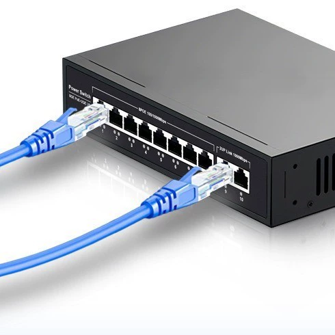 视先达 POE switch Gigabit standard 48VPOE network split-cluster power supply network networking equipment