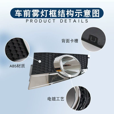 Light frame: fog lamp cover front fog