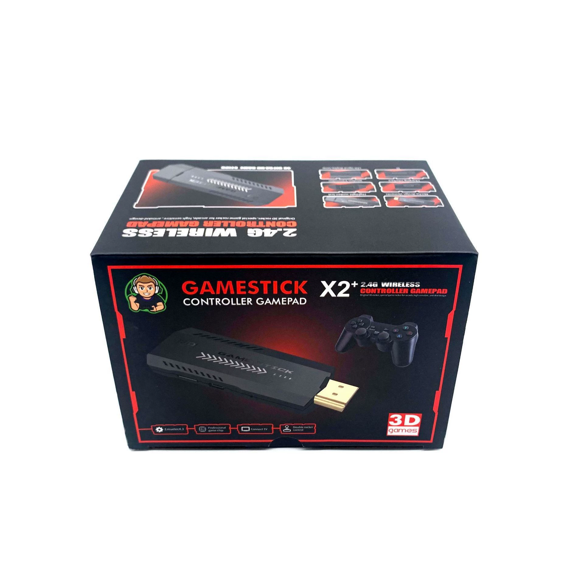 Wireless retro game console for double, new collection, 64G