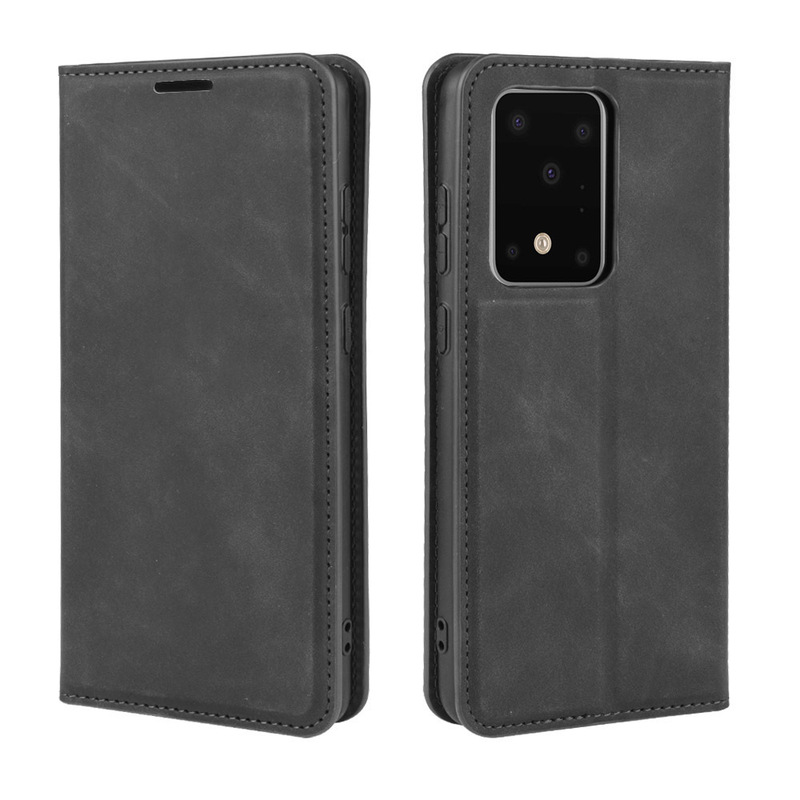 For Samsung Galaxy S20Plus mobile phone case business magnetic suction mobile phone leather case drop-resistant flip cover protective case