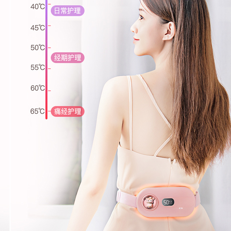 Cálido cinturón Palacio niñas Tía Grande del dolor del bebé caliente período menstrual dolor de vientre calefacción masaje calefacción ayuda de la cintura caliente