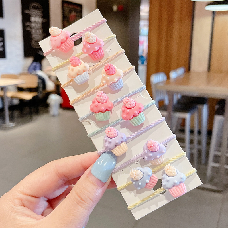 宝宝拇指发圈女童皮筋弹性好不伤发可爱啾啾头绳扎头发橡皮筋|undefined