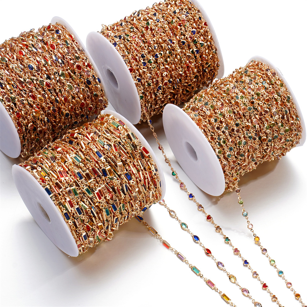 15g Weight Chain Jewelry Making Type 1 M Jewelry Making Size Glass Inlay Material DIY Jewelry Accessories, Bracelets, Necklace Classification 1 Roll Quantity Glass, Copper Material Bag, Colorful, Heart Shape, Butterfly Pattern Plating Design Casual, Simple Style Style 1 Roll Bag Colorful Heart Shape DIY Jewelry Accessories Bracelets Necklace Glass Copper Glass Casual Simple Style DIY Jewelry Accessories Bracelets Necklace 29