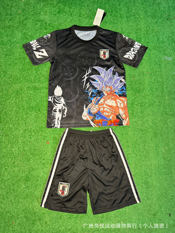 サッカーユニフォーム日本アニメワンピースドラゴンボールナルト超サイヤ人クレヨンしんちゃんシリーズ子供服|undefined