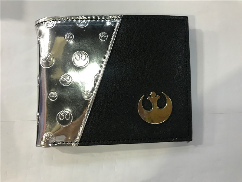 Estudiante de los hombres y las mujeres corto de metal monedero titular de la tarjeta