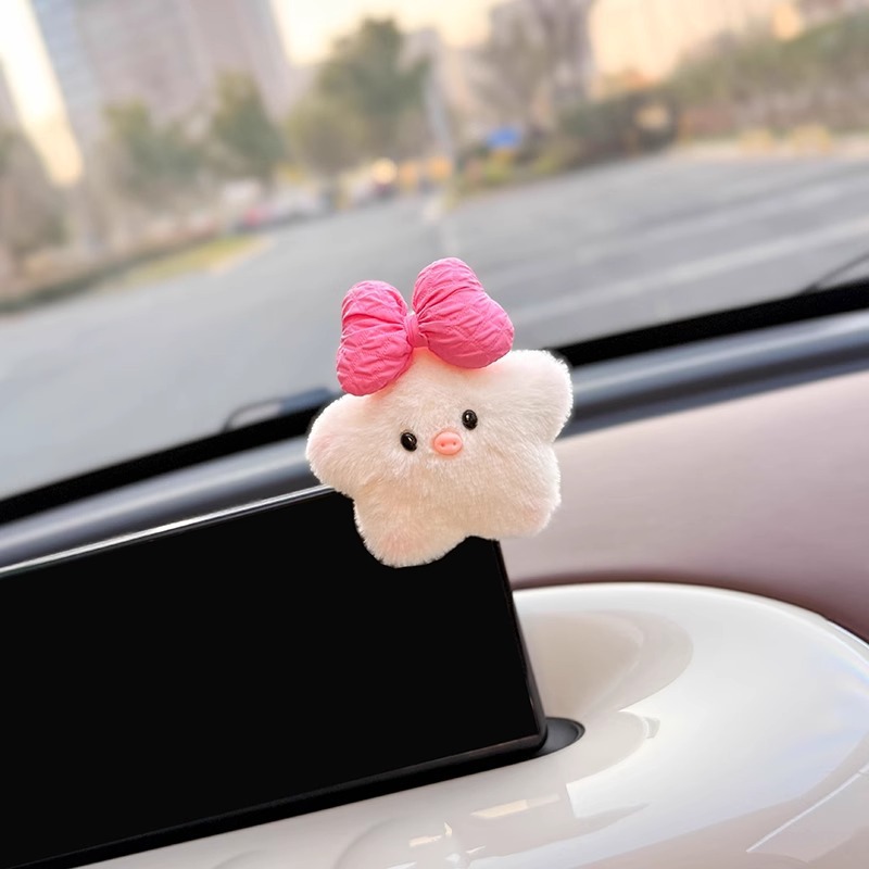 2025 nueva pantalla de la consola central, accesorios en el automóvil, decoración del automóvil, decoración de la pantalla, muñeca linda, niña