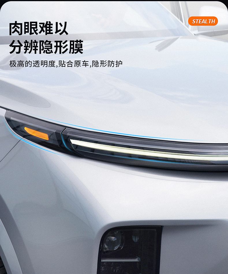 TPU Headlight/Pillar Protection Film for Li Auto L7/L8/L9/ONE